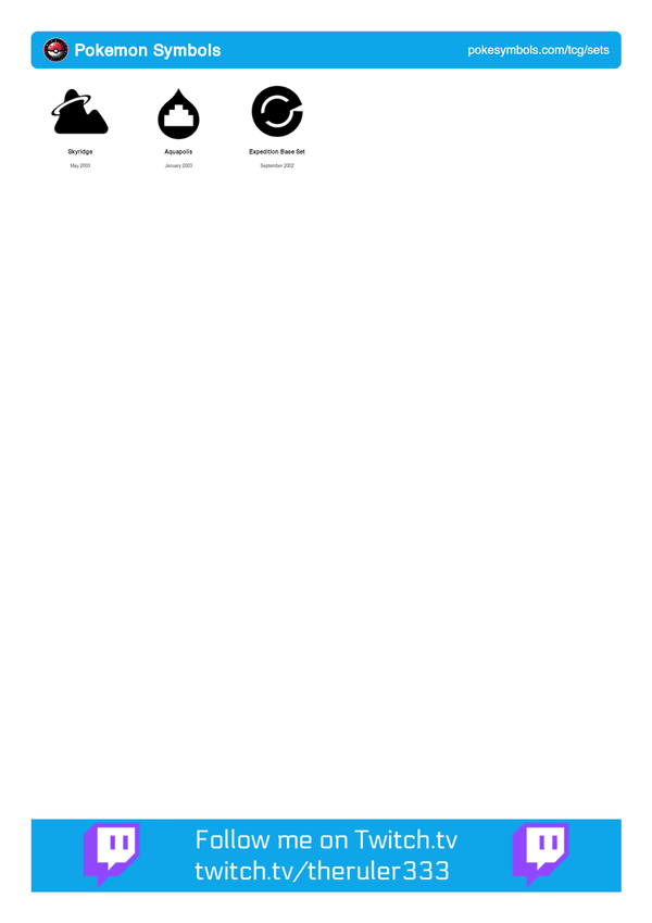 e-Card Symbols printable PDF Symbol
