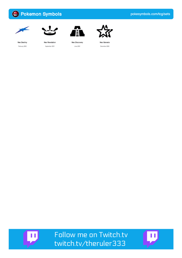 Neo Symbols printable PDF Symbol